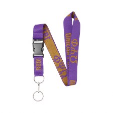 Omega Psi Phi Woven Lanyard