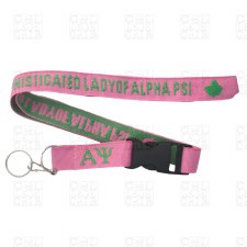 Alpha Kappa Alpha   Awesomely Alpha Psi Chapter Lanyard