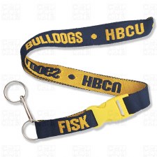 Fisk University HBCU Woven Lanyard