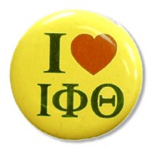 Iota Phi Theta I Love Button