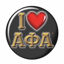 Alpha Phi Alpha I Love Button