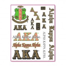 Alpha Kappa Alpha Greek Multi Decals