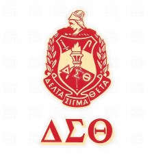 Delta Sigma Theta Crest Decal