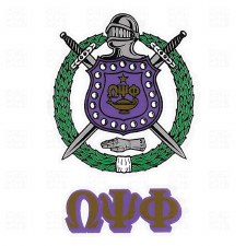 Omega Psi Phi Crest Decal