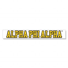 Alpha Phi Alpha Long Decal