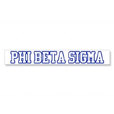 Phi Beta Sigma Long Decal