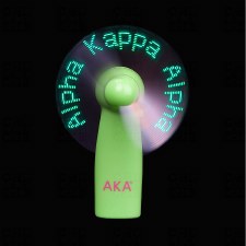 Alpha Kappa Alpha Sorority Mini LED Lighted Fan