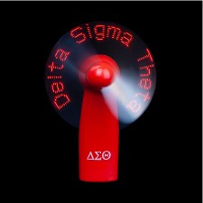 Delta Sigma Theta Sorority Mini LED Lighted Fan