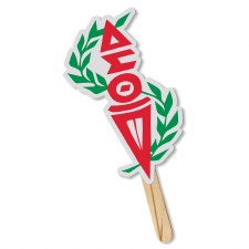 Delta Sigma Theta Torch Symbol Hand Fan