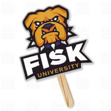 Fisk University Bulldog Mascot Hand Fan