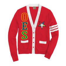 Order of the Eastern Star Varsity Cardigan