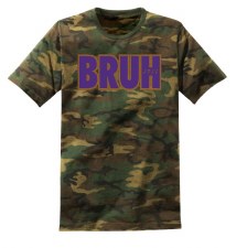 Omega Psi Ph Bruh Camo Tee