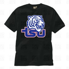 Tennessee State University Sports Team Mascot and Letters Logo T-Shirt