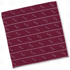 Kappa Alpha Psi Letters Pocket Square