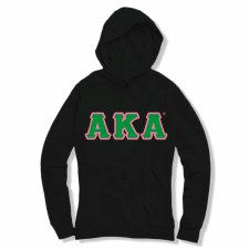 Alpha Kappa Alpha Applique Letters Hoodie