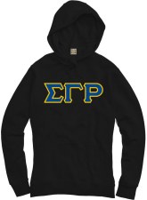 Sigma Gamma Rho Applique Letters Hoodie