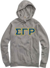 Sigma Gamma Rho Applique Letters Hoodie