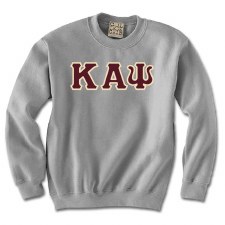 Kappa Alpha Psi Applique Letters Crewneck Sweatshirt