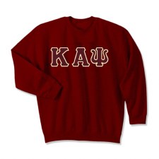 Kappa Alpha Psi Applique Letters Crewneck Sweatshirt