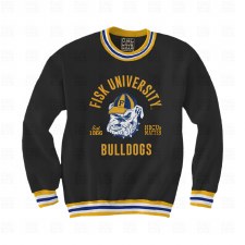 Fisk University Embroidered Bulldog Sweatshirt