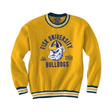 Fisk University Embroidered Bulldog Sweatshirt