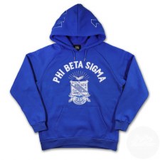 Phi Beta Sigma Chenille Letters, Crest & Founding Year Pullover Hoodie