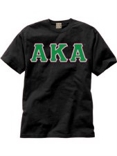 Alpha Kappa Alpha Applique Letters Tee