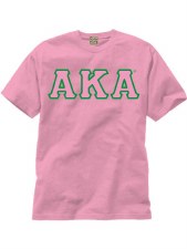 Alpha Kappa Alpha Applique Letters Tee