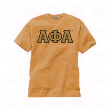 Alpha Phi Alpha Applique Letters Tee