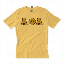 Alpha Phi Alpha Applique Letters Tee
