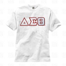 Delta Sigma Theta Applique Letters T-Shirt
