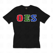 Order of the Eastern Star Applique Letters T-Shirt