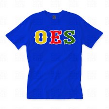 Order of the Eastern Star Applique Letters T-Shirt