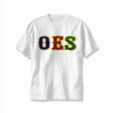 Order of the Eastern Star Applique Letters T-Shirt