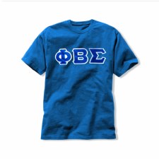 Phi Beta Sigma Applique Letters Tee