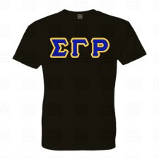 Sigma Gamma Rho Applique Letters Tee