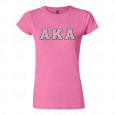 Alpha Kappa Alpha Fitted Applique Tee