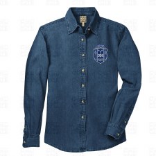 Zeta Phi Beta Denim Long Sleve Shirt