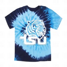 Tennessee State University Tye Dye Tiger Face Tee