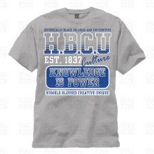The HBCU Culture "Est . 1837" Knowledge is Power T-Shirt