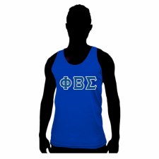 Phi Beta Sigma Applique Letter Tank