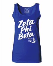 Zeta Phi Beta Signature Tank