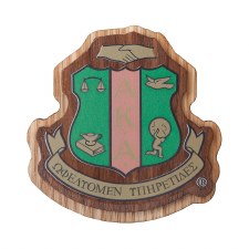 Alpha Kappa Alpha Wooden Raised Decal