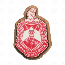 Delta Sigma Theta Wooden Raised Decal