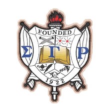 Sigma Gamma Rho Wooden Raised Crest Decal