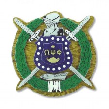 Omega Psi Phi Glazed Wall Shield