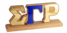 Sigma Gamma Rho Acrylic Letters Desk Topper