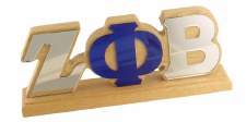 Zeta Phi Beta Acrylic Letters Desk Topper