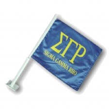 Sigma Gamma Rho Car Flag