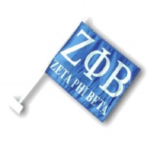 Zeta Phi Beta Car Flag